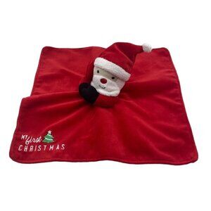 Carters My First Christmas Lovey Security Blanket Santa Stuffed Animal Holiday